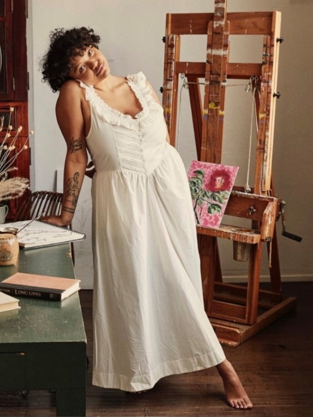 Doen Myrtille Dress Salt